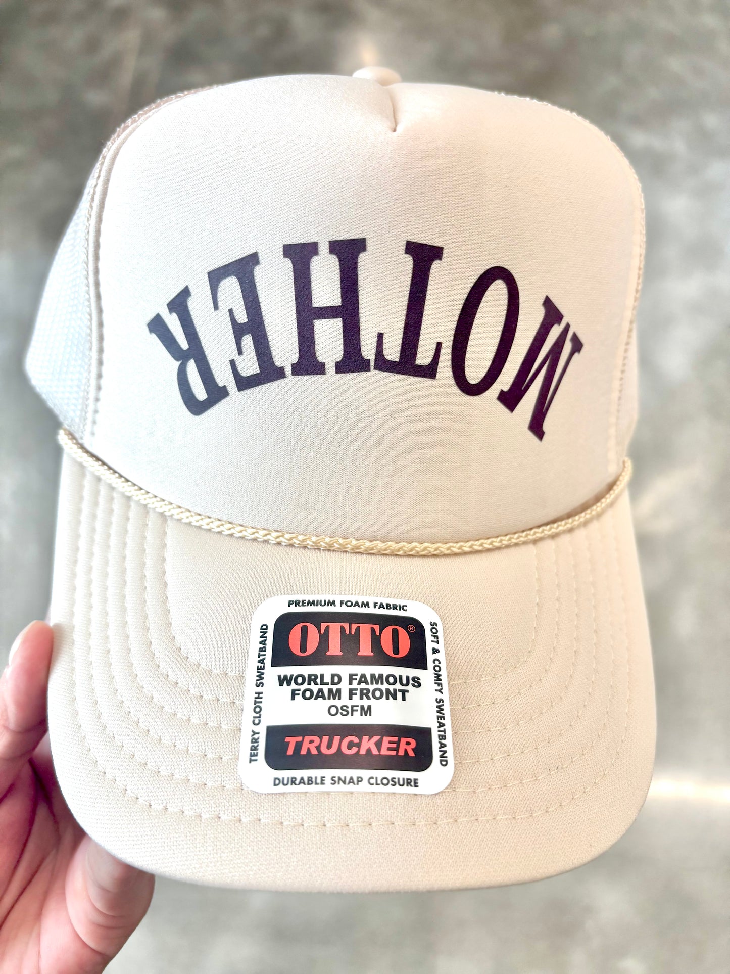 Cream & Brown Mother Trucker