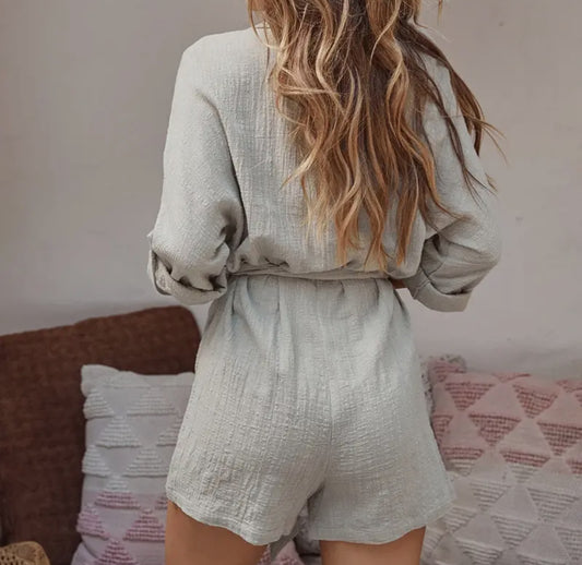Cotton Hemp Romper