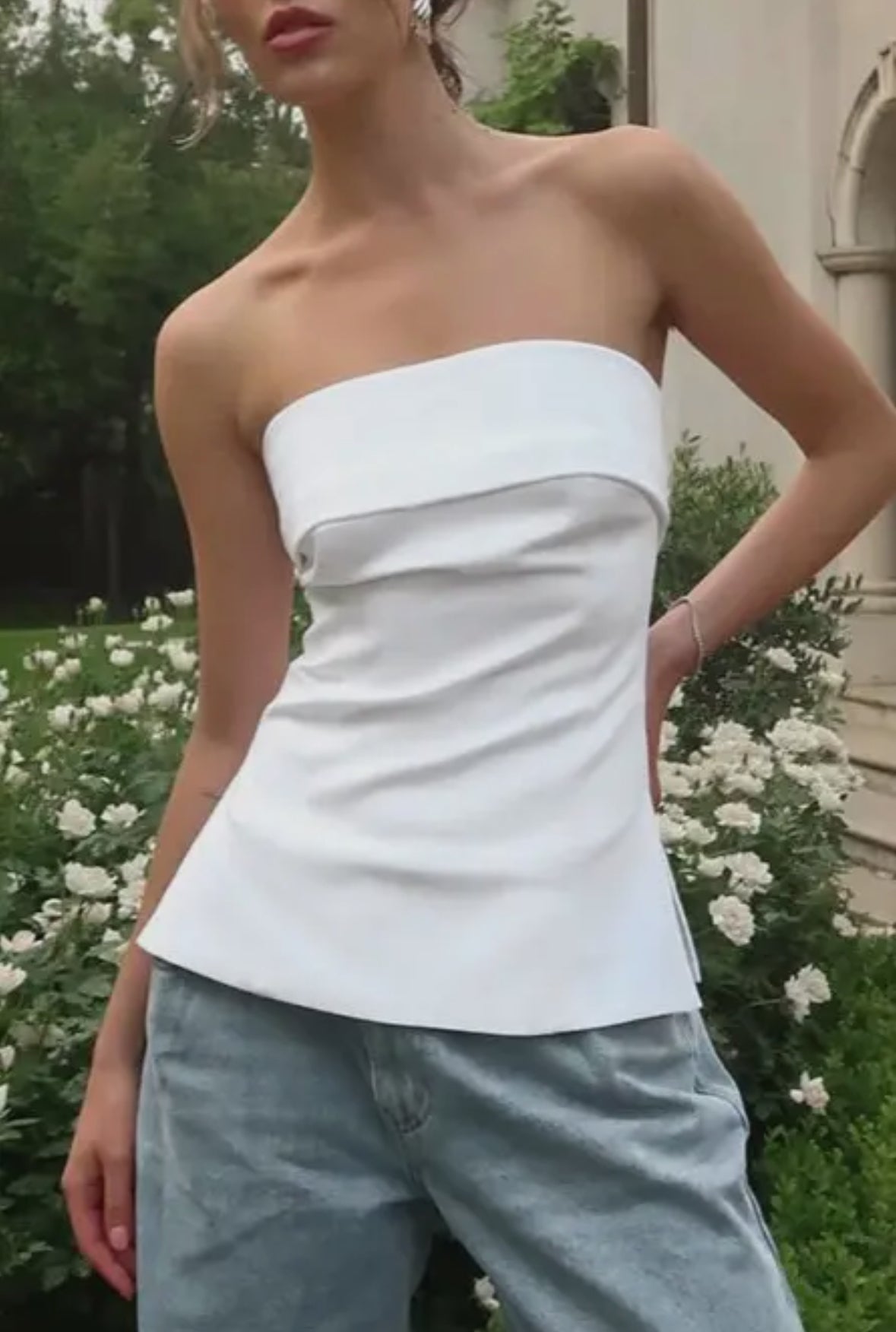 Fold Over Tube Top